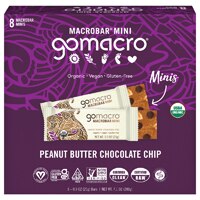 Go Macro Organic Gluten Free Macro Mini Bars Peanut Butter Chocolate Chip