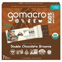 Go Macro Organic Gluten Free Macrobar Double Chocolate Brownie