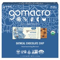 Go Macro Organic Gluten Free Macrobar Oatmeal Chocolate Chip