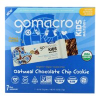 Go Macro Organic Gluten Free Macrobar Oatmeal Chocolate Chip Cookie