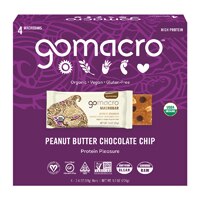 Go Macro Organic Gluten Free Macrobar Peanut Butter Chocolate Chip