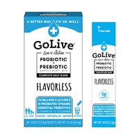 GoLive Probiotic and Prebiotic Drink Mix Flavorless Flavorless