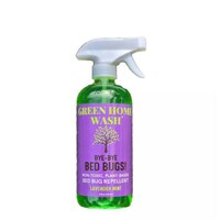 Green Home Wash Bye-Bye Bed Bugs Natural Repellent Lavender Mint