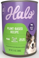 Halo Wet Dog Food Vegan Non-GMO Vegetables Plant-Based Recipe
