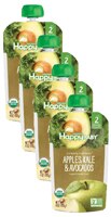 Happy Baby Organic Clearly Crafted Apples Kale & Avocado Baby Food - Stage 2 Pouch