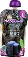 Happy Baby Organic Clearly Crafted Prunes Baby Food - Stage 1 Pouch