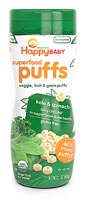 Happy Baby Organic Superfood Puffs Kale & Spinach - Baby Finger Food
