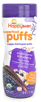 Happy Baby Organic Superfood Puffs Purple Carrot & Blueberry - Baby Finger Food