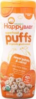 Happy Baby Organic Superfood Puffs Sweet Potato & Carrot - Baby Finger Food
