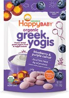 Happy Baby Organic Yogis Blueberry & Purple Carrot Snack - Crawling Baby