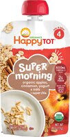Happy Tot Organic Super Morning Apples Cinnamon Yogurt & Oats + Super Chia - Stage 4 Pouch