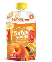 Happy Tot Organic Superfoods Bananas Peach and Mango + Super Chia - Stage 4 Pouch