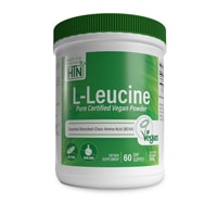 Health Thru Nutrition L-Leucine Powder Vegan Certified Fermented Non-GMO