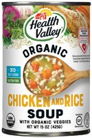 Health Valley Organic Soup No Salt Added Chicken Rice - 15 oz