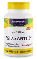 603573849139 - Healthy Origins  Astaxanthin -- 4 mg - 60 Softgels