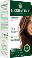Herbatint Permanent Haircolor Gel 5D Light Golden Chestnut
