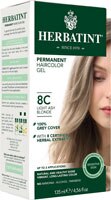 Herbatint Permanent Haircolor Gel 8C Light Ash Blonde