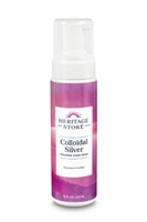Heritage Store Colloidal Silver Foaming Soap Unscented