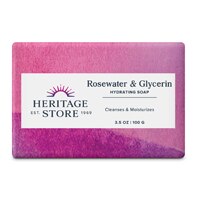 Heritage Store Rosewater & Glycerin Soap