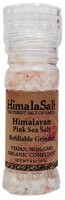 HimalaSalt Himalayan Pink Sea Salt Refillable Grinder