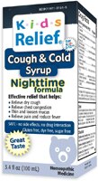 Homeolab USA Kids Relief Cough & Cold Syrup Nighttime Formula