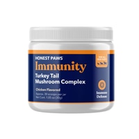 Honest Paws Immunity Turkey Tail Mushroom Complex for Dogs Chicken