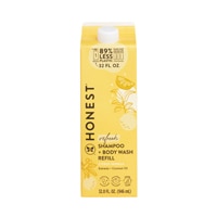 Honest Baby Shampoo + Body Wash Refill Refresh Citrus Vanilla