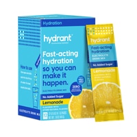 Hydrant Hydrate Electrolyte Drink Mix No Added Sugar Lemonade