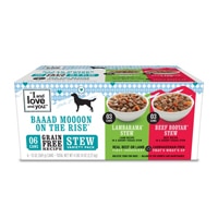 I and Love and You Baaad Moooon on the Rise Wet Dog Food Variety Pack Beef & Lamb