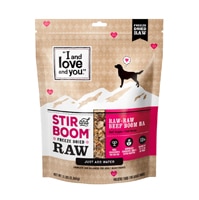 I and Love and You Dog Food Freeze-Dried Stir and Boom Beef