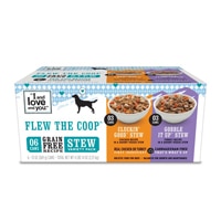 I and Love and You Flew the Coop Wet Dog Food Variety Pack Chicken & Turkey