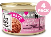 I and Love and You Wet Cat Food Savory Salmon Pate Real Salmon Recipe