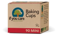 If You Care Baking Cups Unbleached Chlorine-Free - 90 Cups - Mini