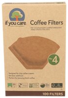 If You Care Coffee Filters No. 4 Size Unbleached & Chlorine-Free