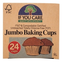 If You Care Jumbo Baking Cups Unbleached