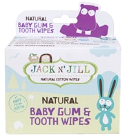 Jack N' Jill Baby Gum & Tooth Wipes Natural Cotton Xylitol