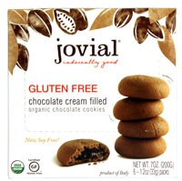 Jovial Organic Cream Filled Cookies Gluten Free Chocolate - 7 oz