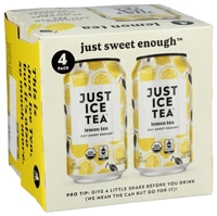 Just Ice Tea Organic Just Sweet Enough Tea Lemon