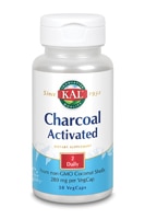 021245586050 - KAL  Charcoal Activated -- 250 mg - 50 Capsules