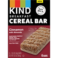 KIND Gluten Free Cereal Oats Bars Cinnamon with Almonds