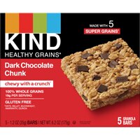KIND Gluten Free Healthy Grains Oat Granola Bars Dark Chocolate Chunk