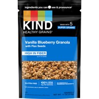 KIND Healthy Grains Clusters with Flax Seeds Gluten Free Vanilla Blueberry