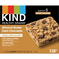 KIND Healthy Grains Granola Bars Gluten Free Almond Butter Dark Chocolate