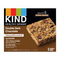 KIND Healthy Grains Granola Bars Gluten Free Double Dark Chocolate