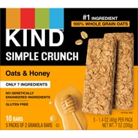 KIND Simple Crunch Granola Bar Oats and Honey