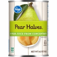 Kroger Canned Pear Halves In Pear Juice