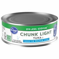 Kroger Less Sodium Chunk Light Tuna In Water
