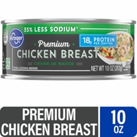 Kroger Less Sodium Premium Chicken Chunks in Water