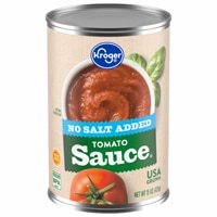 Kroger No Salt Added Tomato Sauce