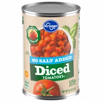 Kroger No Salt Diced Tomatoes